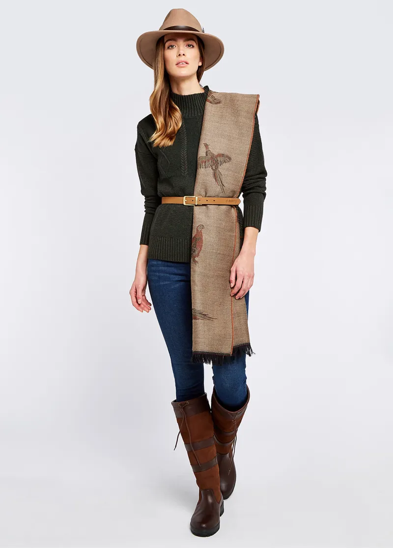 Dubarry Birchdale Taupe Scarf/Wrap